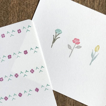 Mizushima JIZAI Clear Stamp Box - Motif Set Wild Flower