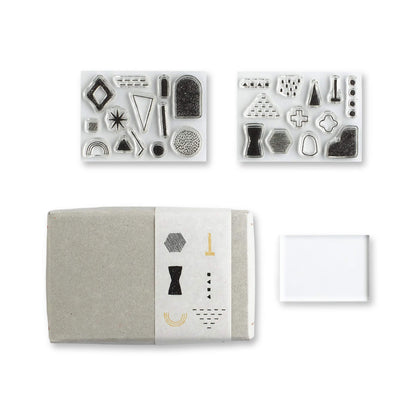 Mizushima JIZAI Clear Stamp Box - Shape Set 03