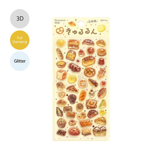 BGM Kyururun 3D Sticker Vol. 4 - Bread