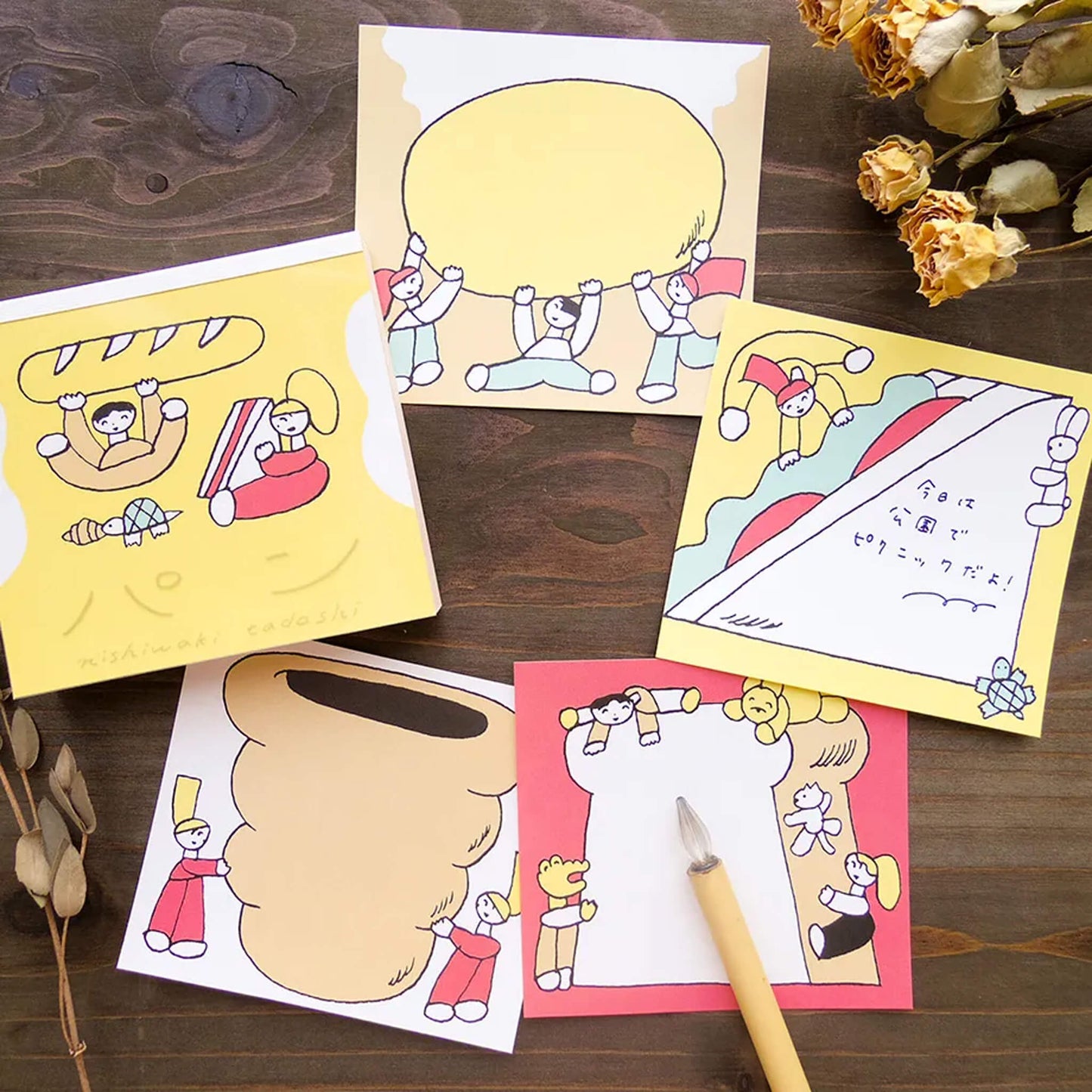 Cozyca Block Memo Pad - Bread [Notisblock]