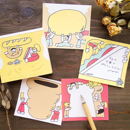 Cozyca Block Memo Pad - Bread [Notisblock]