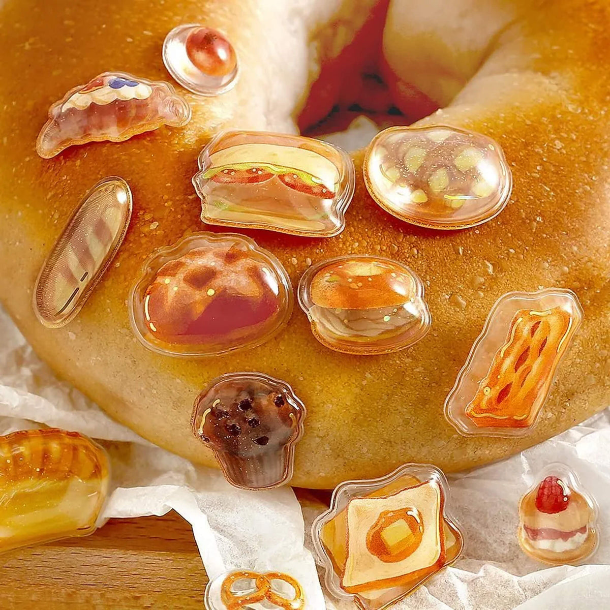 BGM Kyururun 3D Sticker Vol. 4 - Bread