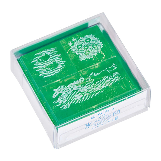King Jim HITOTOKI Kori Jirushi Ice Cube Stamp Set - Breeze