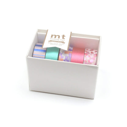 mt Gift Box Washi Tape Set of 5 - Bright [Washi Tejp]