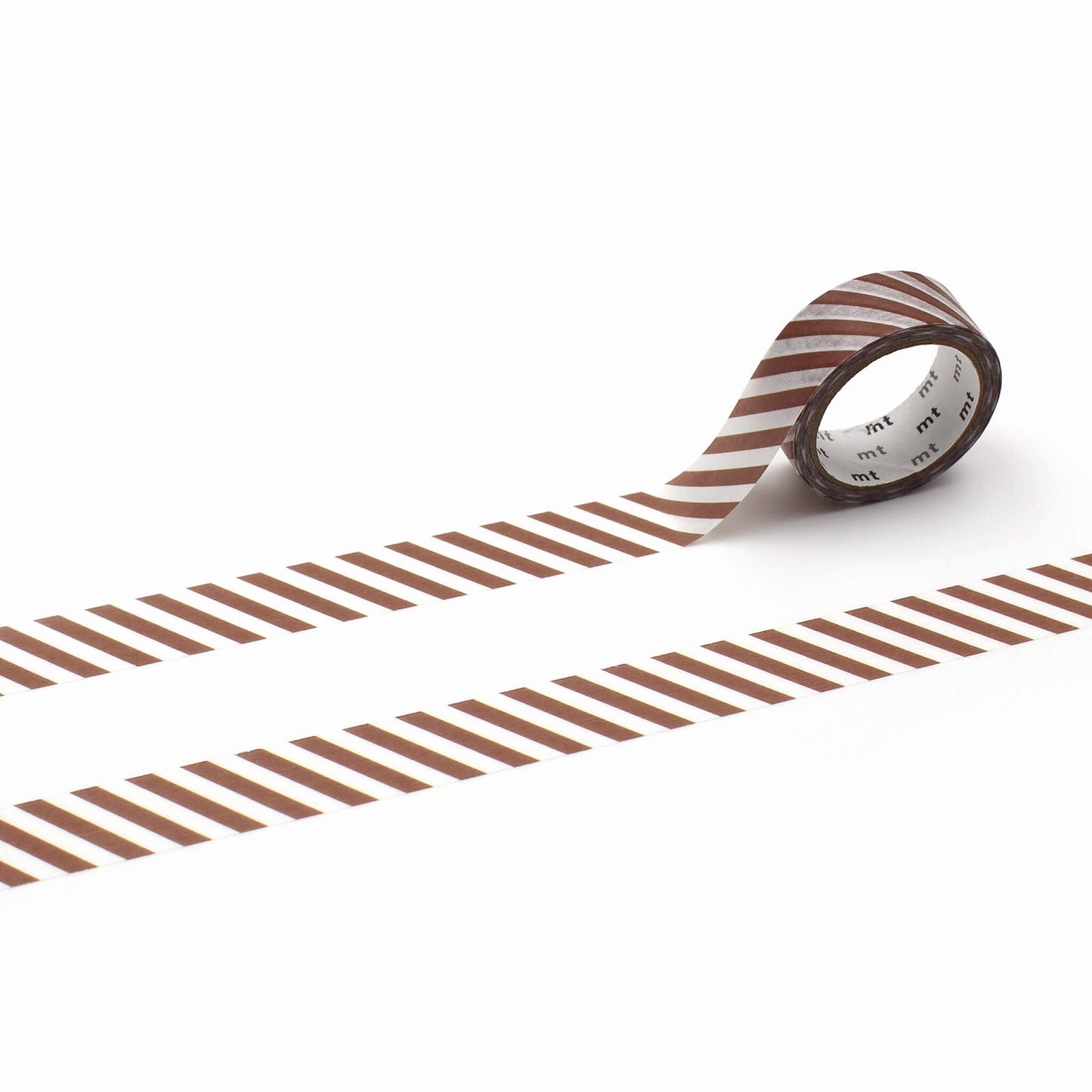 mt deco Washi Tape - Stripe - Brown [15mm] [Washi Tejp]
