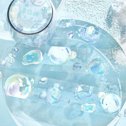 BGM Foil Clear Tape 2026 Summer Limited - Bubbles of Light [PET-filmtape]