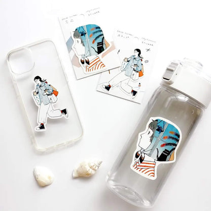 Cozyca Waterproof Sticker - By the Window [Klistermärke]