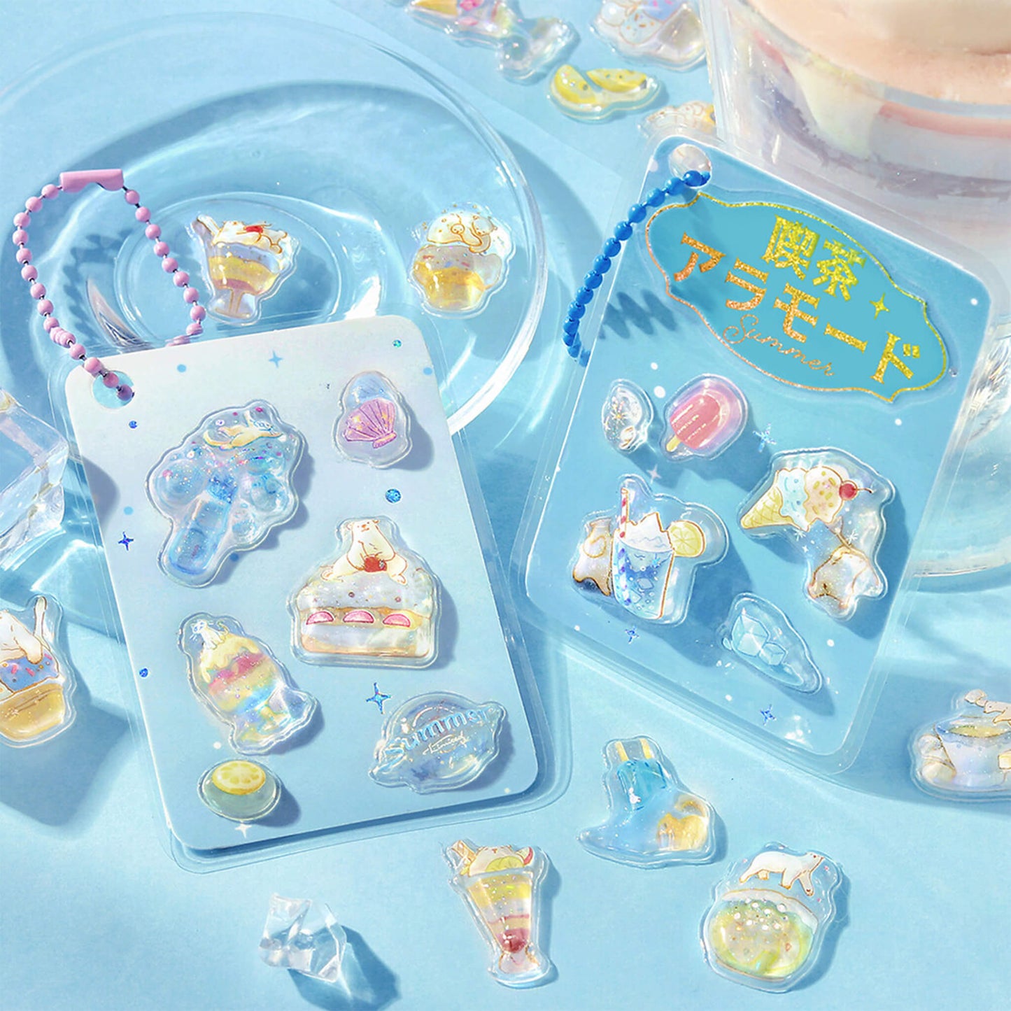 BGM Kyururun 3D Sticker 2026 Summer Limited - Café à la Mode [Klistermärkeark]