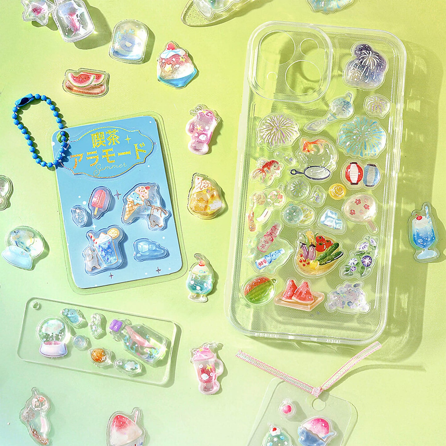 BGM Kyururun 3D Sticker 2026 Summer Limited - Café à la Mode [Klistermärkeark]
