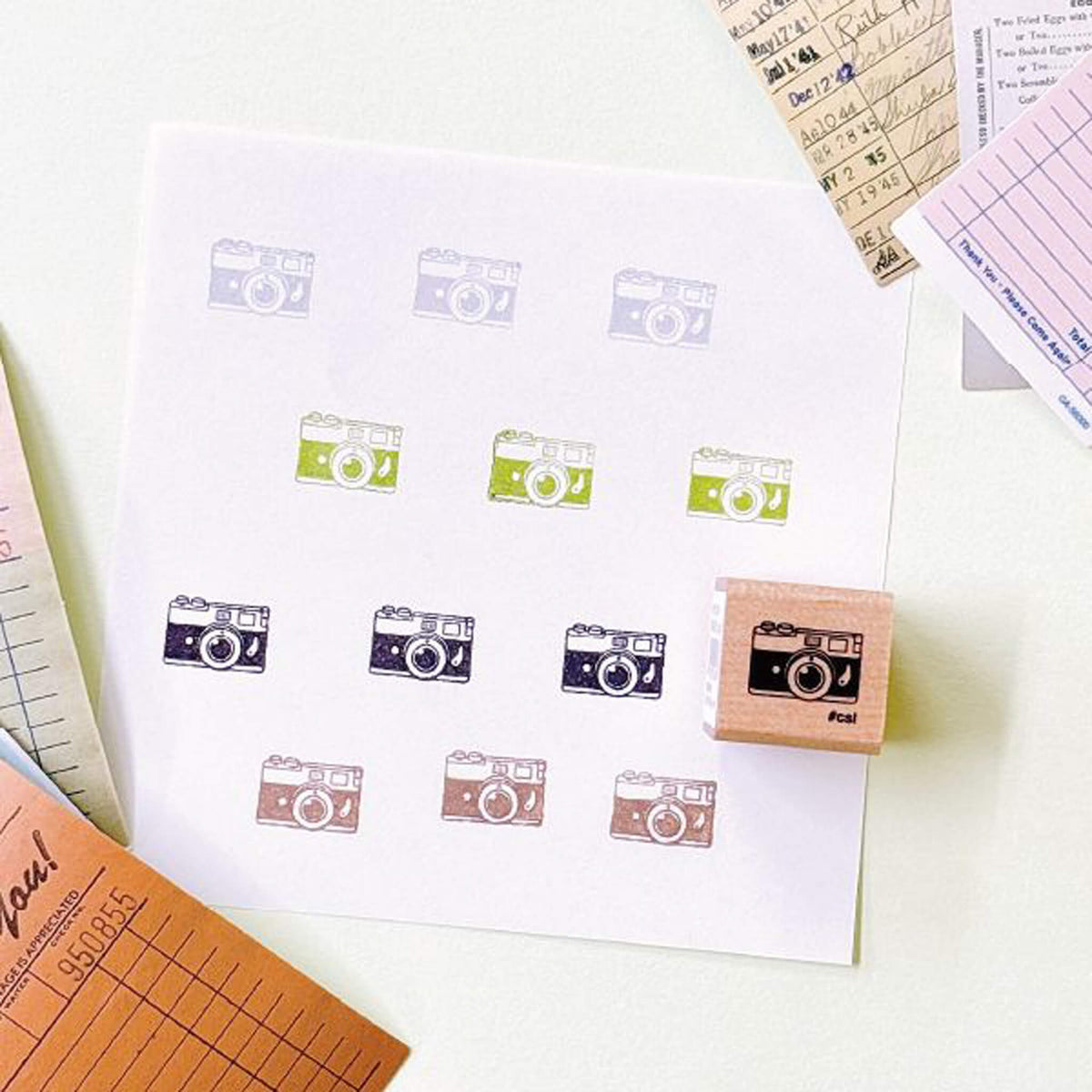 Kodomo no Kao I Love Stamp Series - Camera [Gummistämpel]
