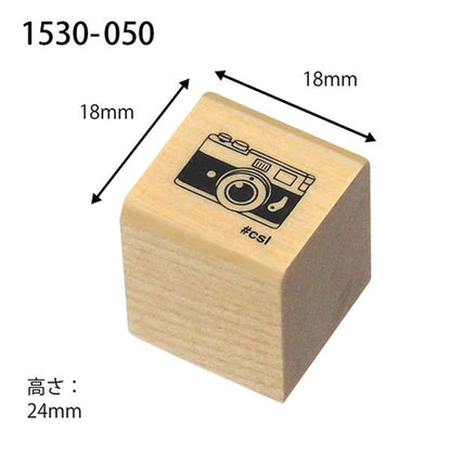Kodomo no Kao I Love Stamp Series - Camera [Gummistämpel]