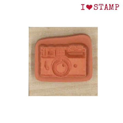 Kodomo no Kao I Love Stamp Series - Camera [Gummistämpel]