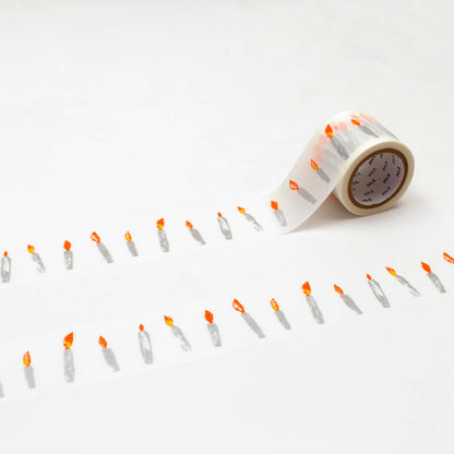 mt × minä perhonen Washi Tape - Candle [35mm] [Washi Tejp]