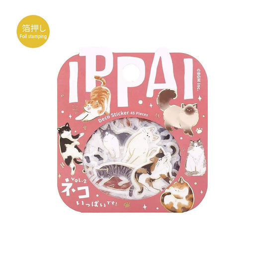 BGM Flake Sticker IPPAI - Cats Vol. 2