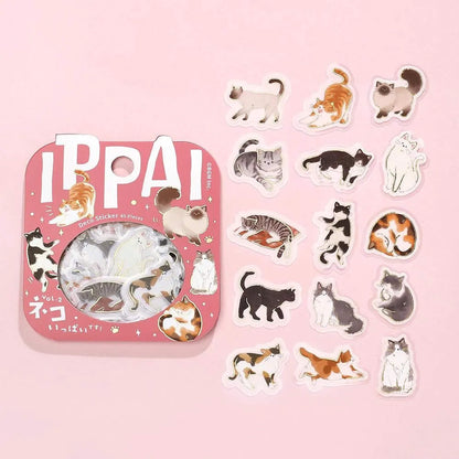 BGM Flake Sticker IPPAI - Cats Vol. 2