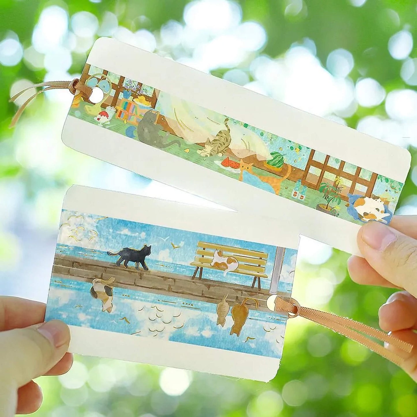 BGM Foil Clear Tape 2026 Summer Limited - Cats on Summer Vacation [PET-filmtape]