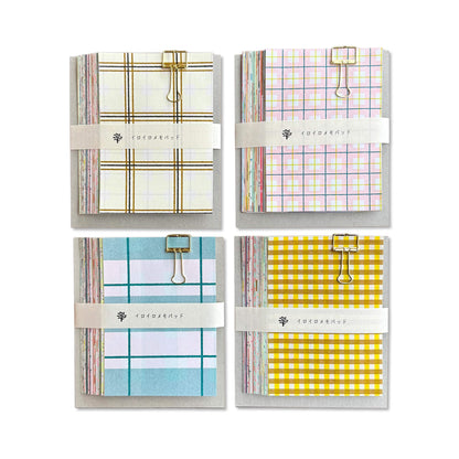 Mizushima IROIRO Memo Pad - Check M