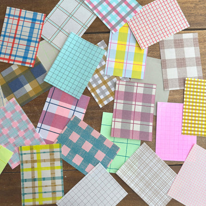 Mizushima IROIRO Memo Pad - Check M