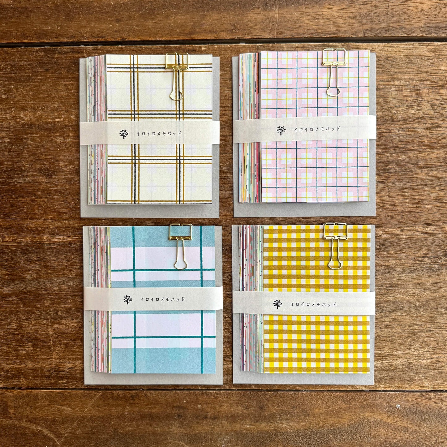 Mizushima IROIRO Memo Pad - Check M