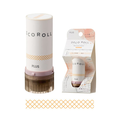 PLUS Deco Roll Stamp - Check [5mm] [Självfärgande stämpel]