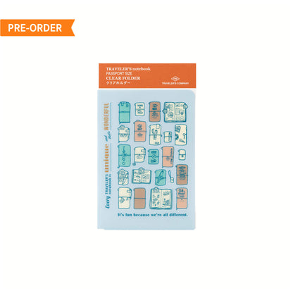 TRAVELER'S notebook 2027 - Clear Folder - Passport Size