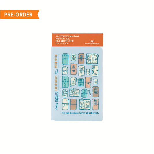 TRAVELER'S notebook 2027 - Clear Folder - Passport Size