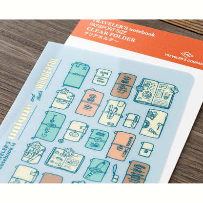 TRAVELER'S notebook 2027 - Clear Folder - Passport Size