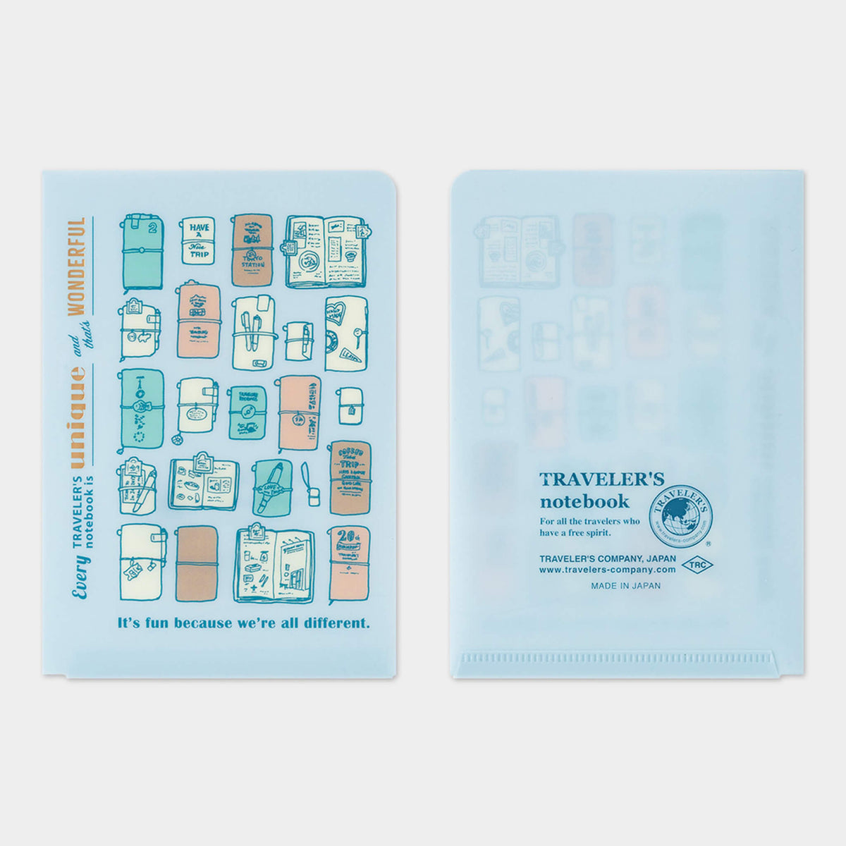 TRAVELER'S notebook 2027 - Clear Folder - Passport Size