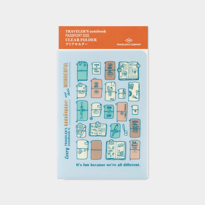 TRAVELER'S notebook 2027 - Clear Folder - Passport Size
