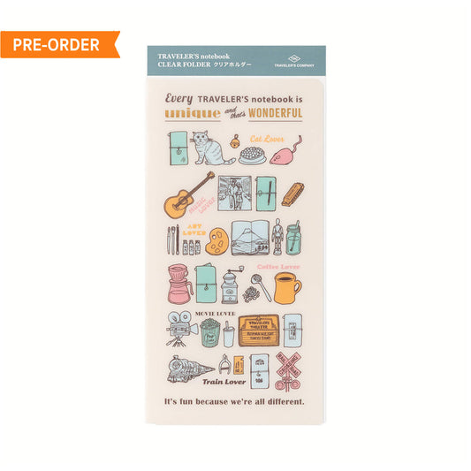 TRAVELER'S notebook 2027 - Clear Folder - Regular Size