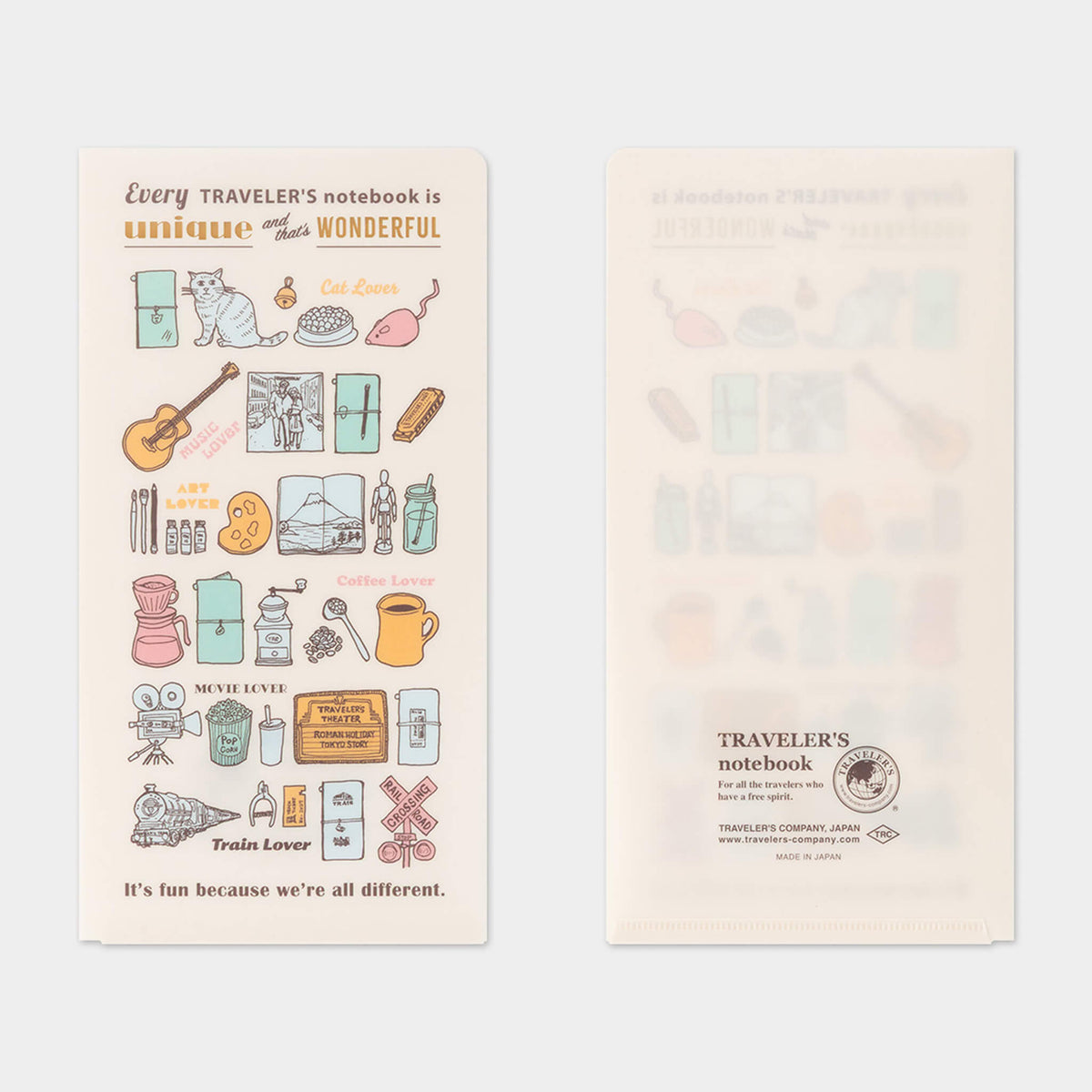 TRAVELER'S notebook 2027 - Clear Folder - Regular Size