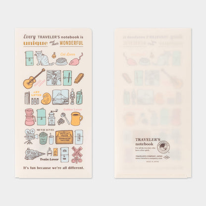 TRAVELER'S notebook 2027 - Clear Folder - Regular Size