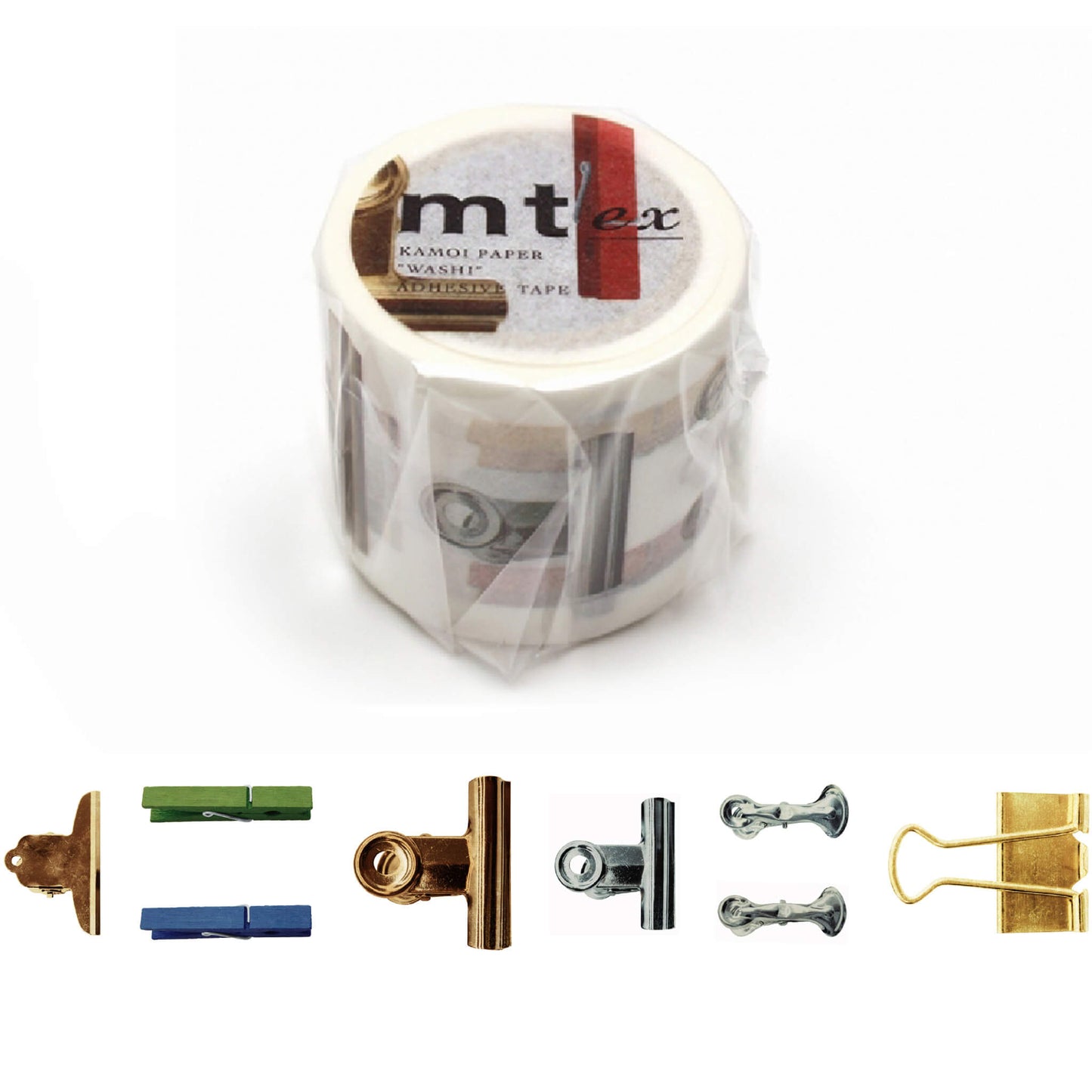 mt ex Washi Tape - Clip [40mm] [Washi Tejp]