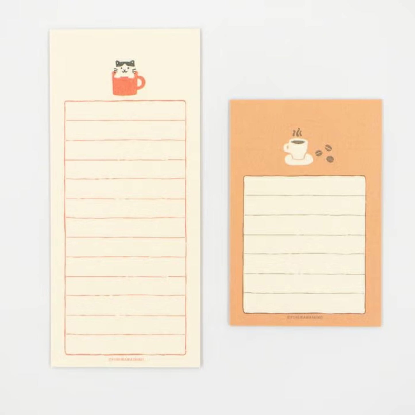 Furukawa Shiko Soebumi Bookmark Memo Pad - Coffee - Hontowatashi