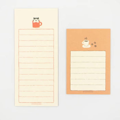 Furukawa Shiko Soebumi Bookmark Memo Pad - Coffee - Hontowatashi