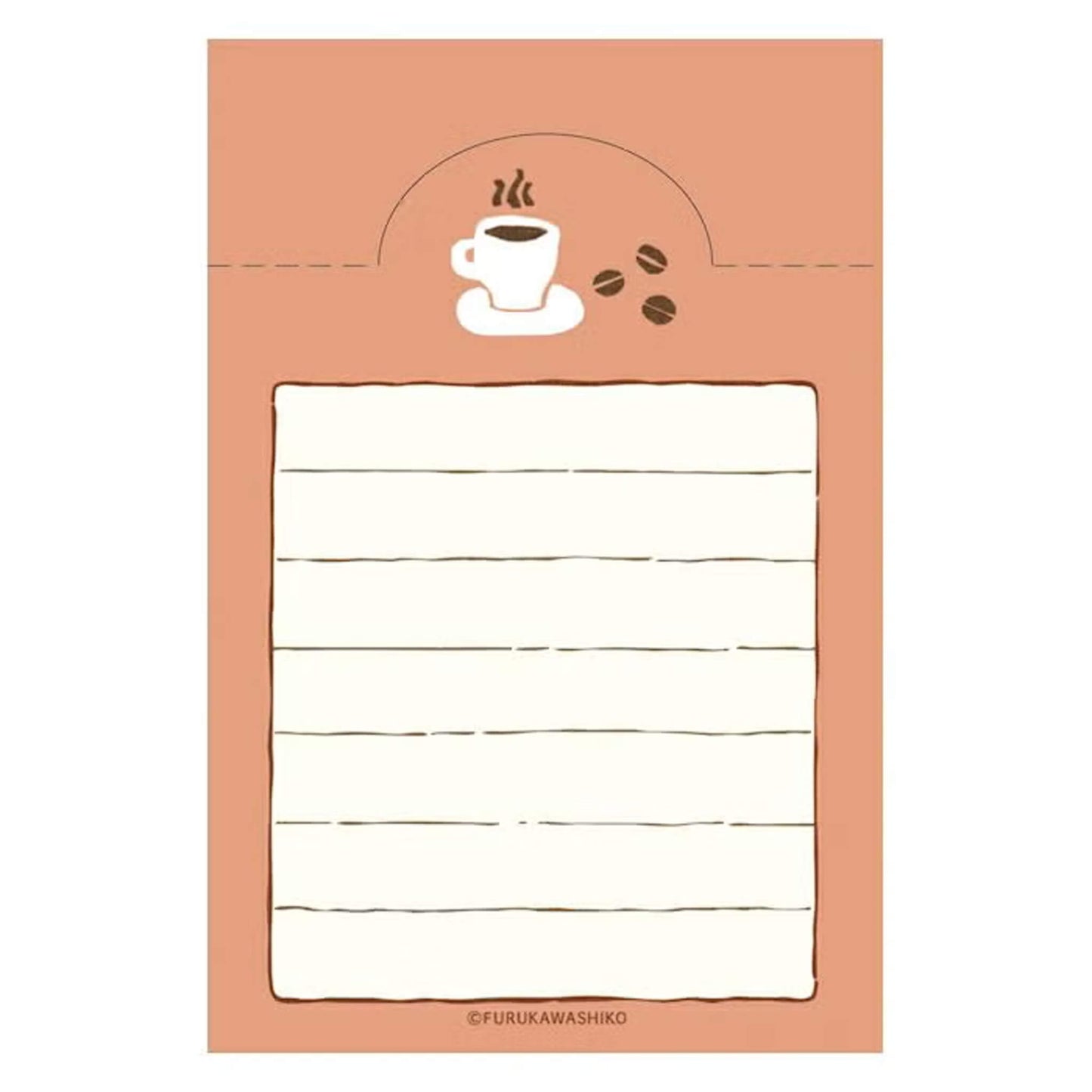 Furukawa Shiko Soebumi Bookmark Memo Pad - Coffee - Hontowatashi