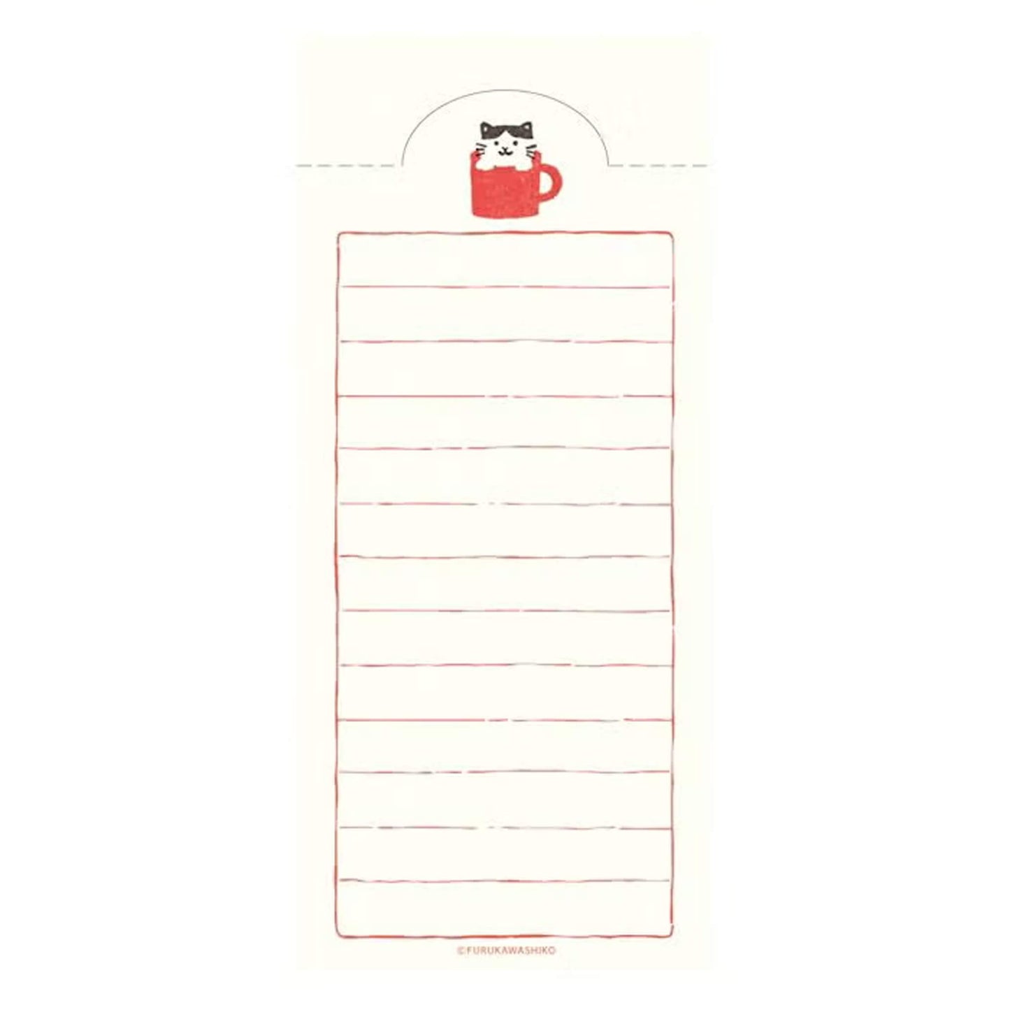 Furukawa Shiko Soebumi Bookmark Memo Pad - Coffee - Hontowatashi