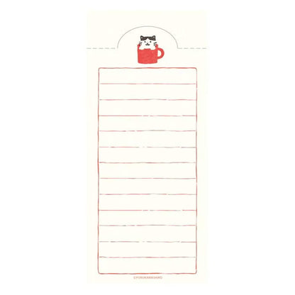 Furukawa Shiko Soebumi Bookmark Memo Pad - Coffee - Hontowatashi
