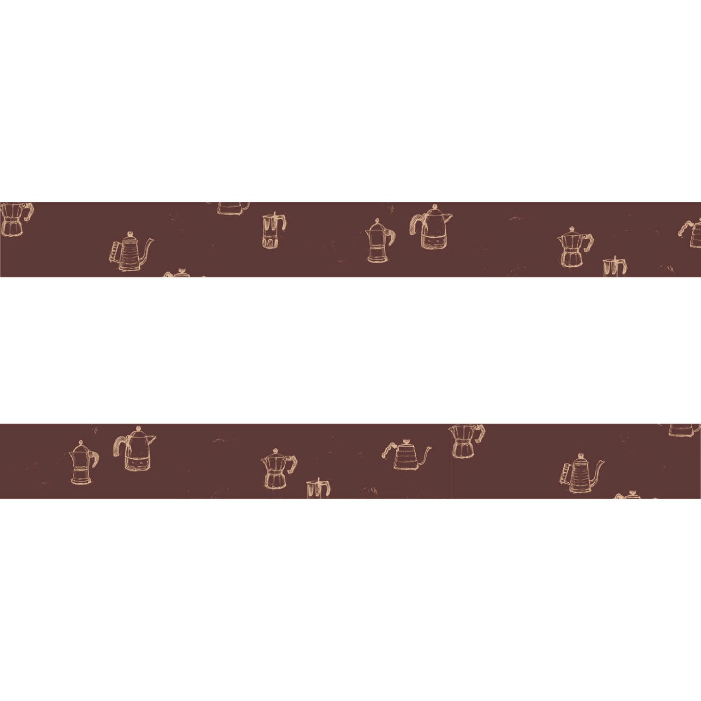 mt upcycle Washi Tape - Coffee Pot & Coffee Maker [15mm] [Washi Tejp]