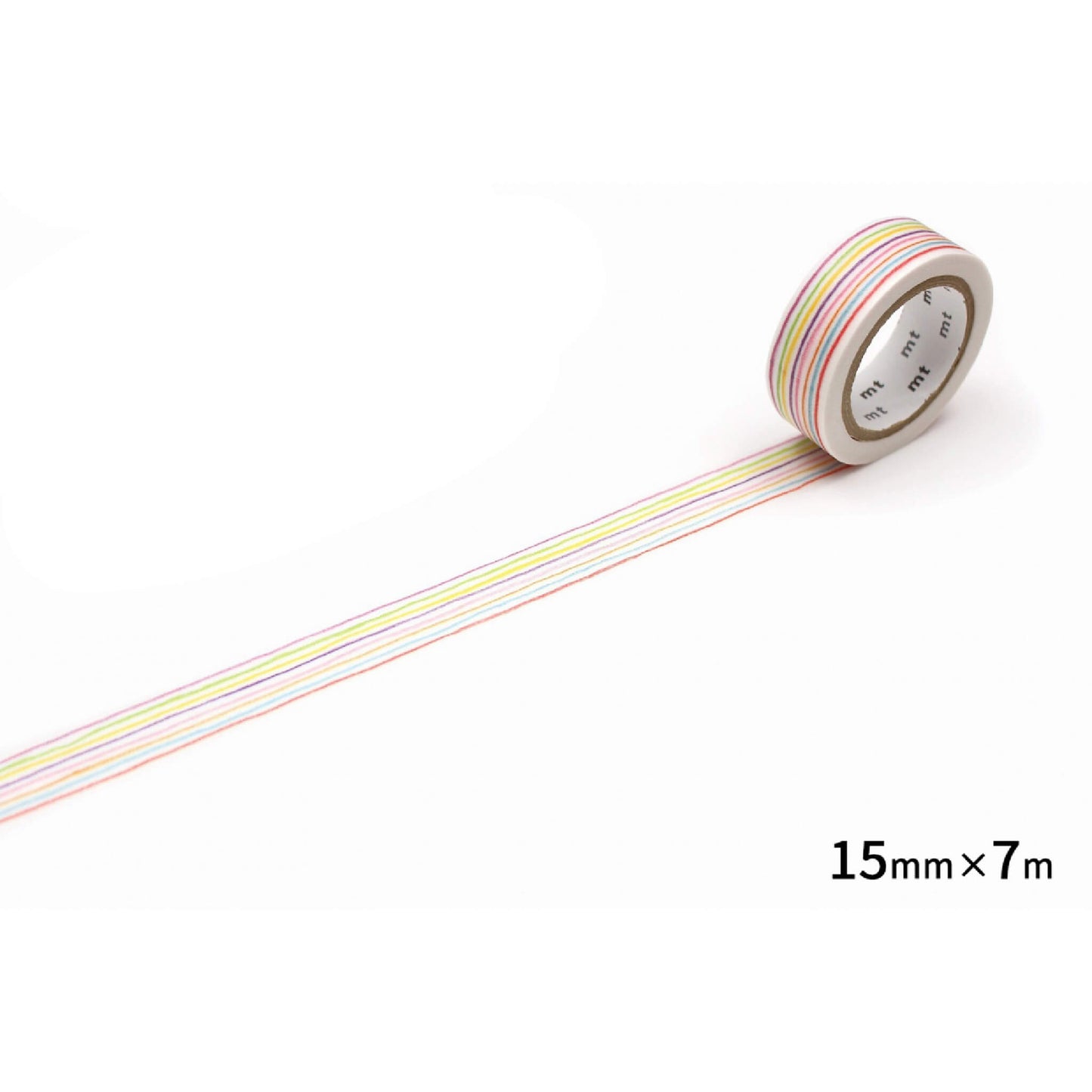 mt ex Washi Tape - Colored Pencil Border [15mm]