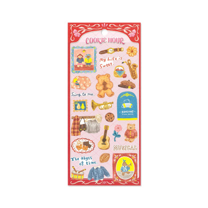Mind Wave Cookie Hour Sticker - Bear Cookie