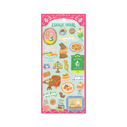 Mind Wave Cookie Hour Sticker - Bunny Cookie [Klistermärkeark]