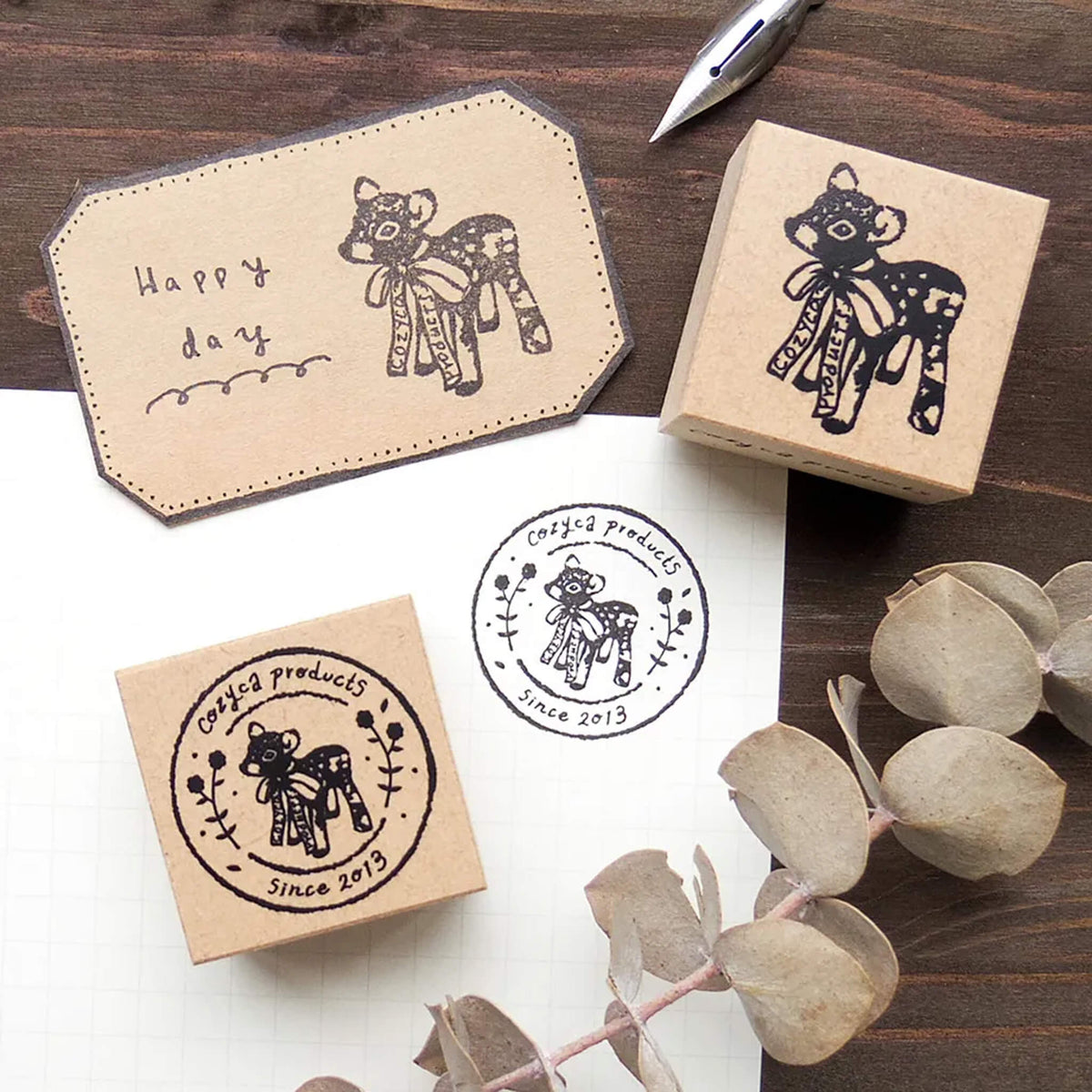 Cozyca Rubber Stamp - Cozyca Postmark [Gummistämpel]