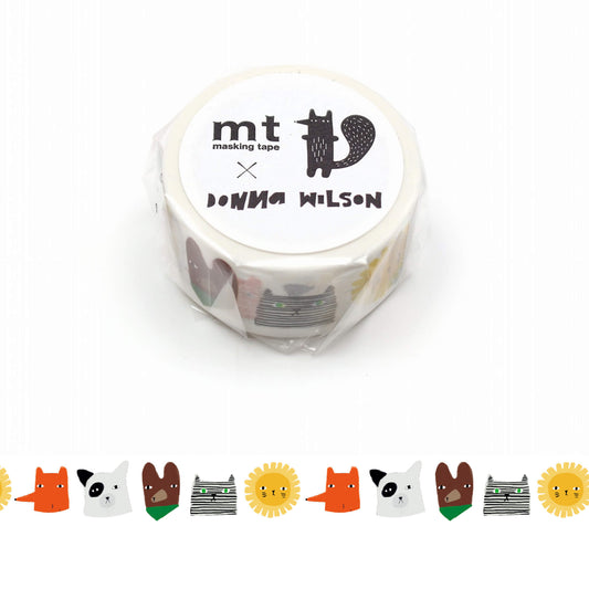 mt × Donna Wilson Washi Tape - Creatures [20mm] [Washi Tejp]