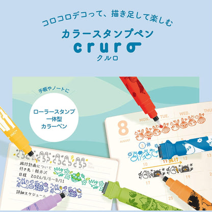 Kutsuwa × Moomin Cruro Color Stamp Pen