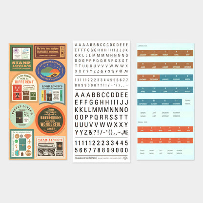 TRAVELER'S notebook 2027 - Customized Sticker Set