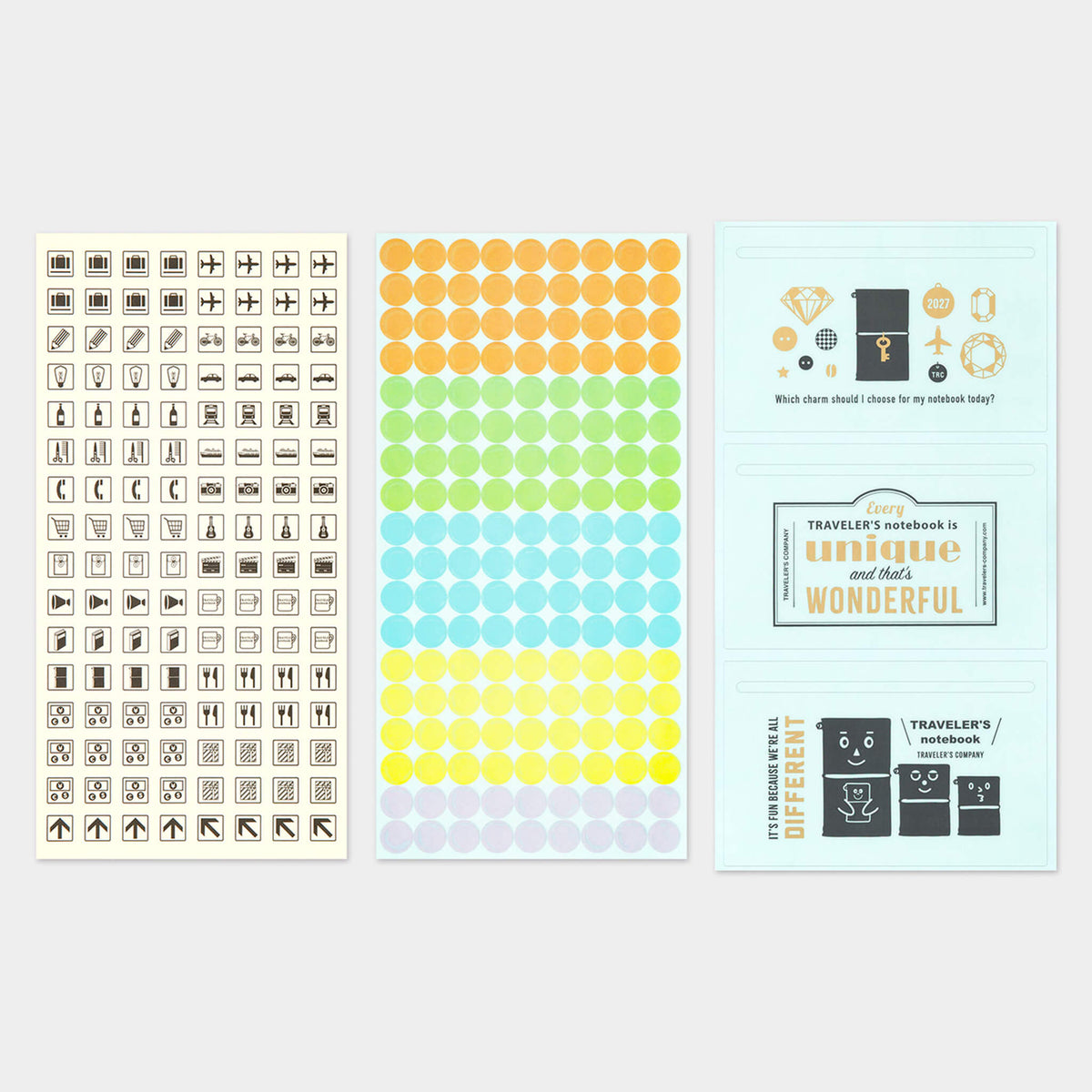 TRAVELER'S notebook 2027 - Customized Sticker Set