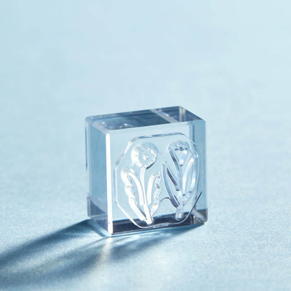 King Jim HITOTOKI Kori Jirushi Ice Cube Stamp Small - Cut Flowers [Klara stämpel]