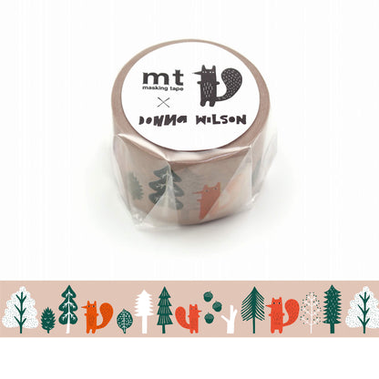 mt × Donna Wilson Washi Tape - Cyril in the Forest [30mm] [Washi Tejp]