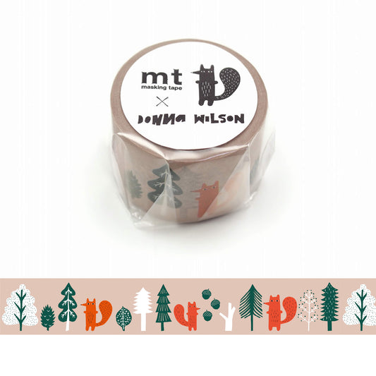 mt × Donna Wilson Washi Tape - Cyril in the Forest [30mm] [Washi Tejp]